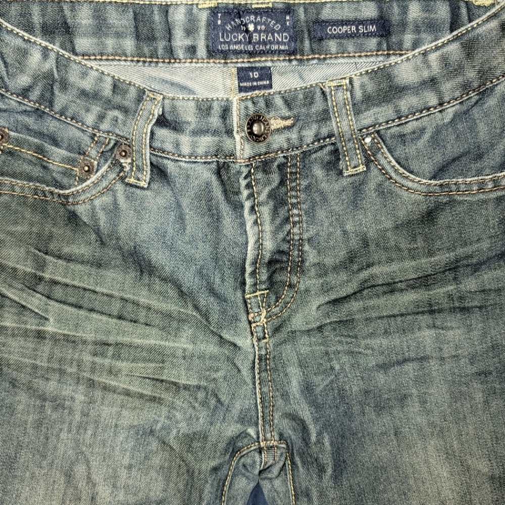 Lucky Brand size 10 Cooper slim jeans